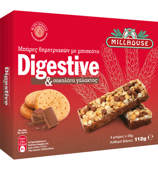 DIGESTIVE cereal bars Milk Chocolate