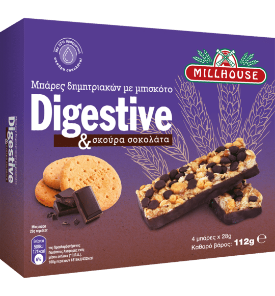 ΜΠΑΡΕΣ DIGESTIVE Dark Chocolate